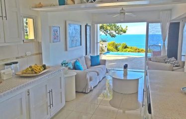 Sosua Bay View Villa on four levels with magnificent panoramic views of the ocean and the beach of Sosua.