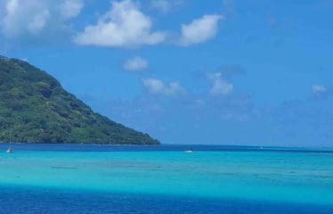 Maison bord de mer Raiatea + ponton et petit ilot