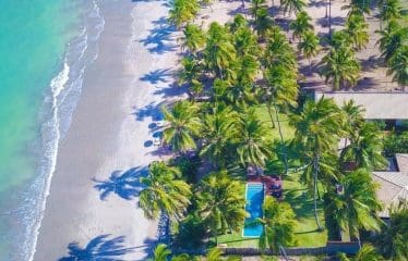 Hôtel-restaurant en bord de mer à Maragogi-Barbade brésilienne