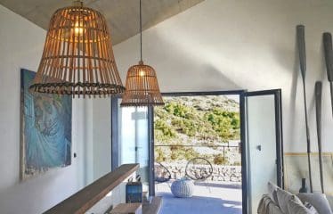 Maison Blanche avec vue sur la mer sur l&rsquo;île de Vis