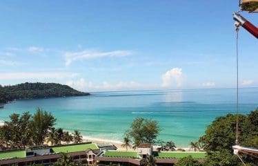 Appartement terrasse sur la plage de Kata Noi, avec vue sur la mer