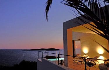 Maison Blanche avec vue sur la mer sur l&rsquo;île de Vis