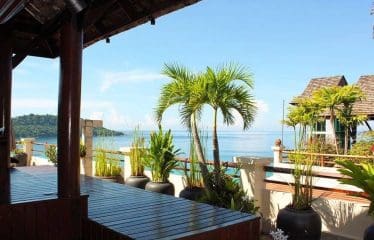 Appartement terrasse sur la plage de Kata Noi, avec vue sur la mer