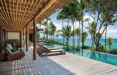 Villa de luxe en bord de mer à Barracuda Resort-Itacare