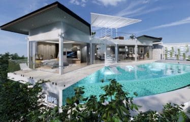 Bella villa con vista mare