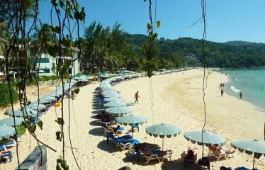Appartement terrasse sur la plage de Kata Noi, avec vue sur la mer