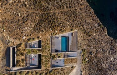 superbe villa au design architectural distinctif sur l’île de Sérifos.