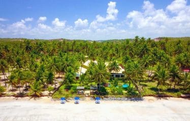 Hôtel-restaurant en bord de mer à Maragogi-Barbade brésilienne