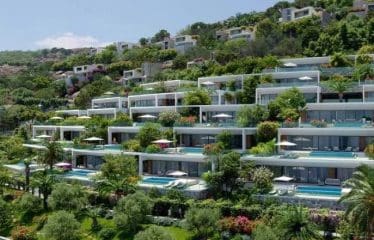 Ensemble d&rsquo;appartements situés en bord de mer