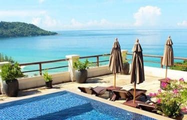 Appartement terrasse sur la plage de Kata Noi, avec vue sur la mer