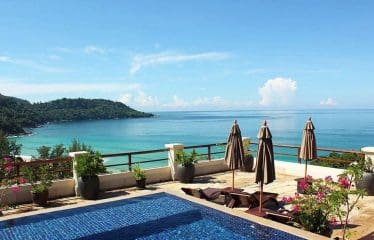 Appartement terrasse sur la plage de Kata Noi, avec vue sur la mer
