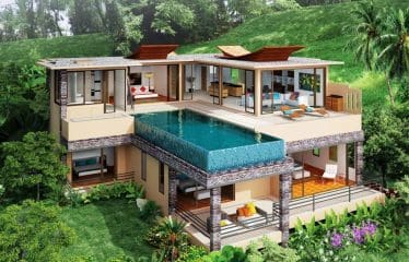 Très belles villas avec une vue imprenable sur la mer