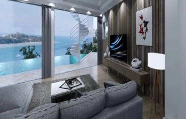 Bella villa con vista mare