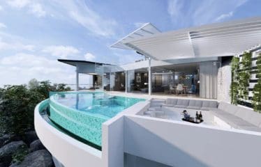 Bella villa con vista mare