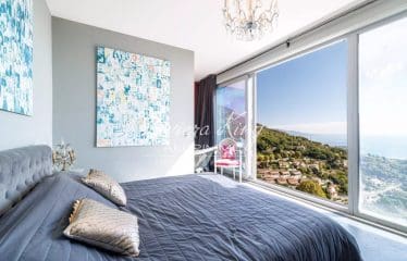 MAGNIFIQUE VILLA 5 PIECES A DEUX PAS DU CENTRE VILLAGE AVEC VUE MER PANORAMIQUE ET GRAND GARAGE LA TURBIE (06320)