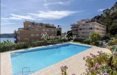 Villefranche-sur-Mer – Magnifique appartement 3P avec vue mer, piscine, parking et cave