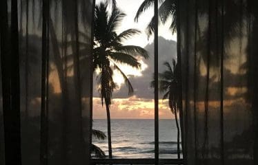 Spectaculaire villa contemporaine offrant de magnifiques vues sur la mer .