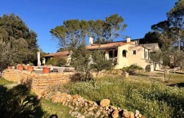 Belle  propriété est située sur une colline entre le village de Cotignac