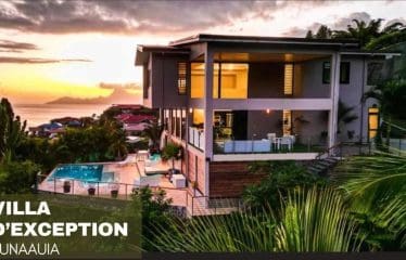 Spectaculaire villa  offrant de magnifiques vues sur la mer PUNAAVIA