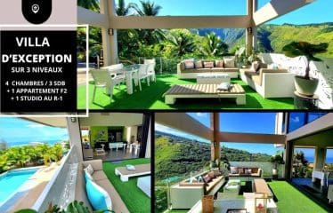 Spectaculaire villa  offrant de magnifiques vues sur la mer PUNAAVIA