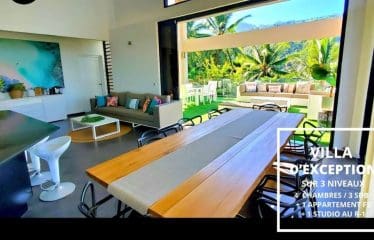 Spectaculaire villa  offrant de magnifiques vues sur la mer PUNAAVIA