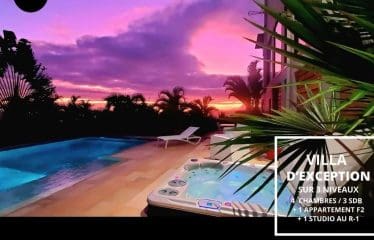 Spectaculaire villa  offrant de magnifiques vues sur la mer PUNAAVIA