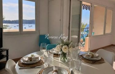 VILLEFRANCHE-SUR-MER – APPARTEMENT 2 CHAMBRES – TERRASSE ET SUPERBE VUE SUR LA MER –